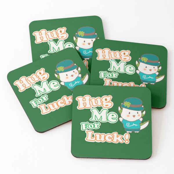 Item preview, Hug Me for Luck. Funny St. Patrick`s Day Saying designed and sold by lazycat14.