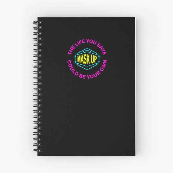 Item preview, The life you save could be your own - mask up (neon combo) designed and sold by sarahwlongcovid.