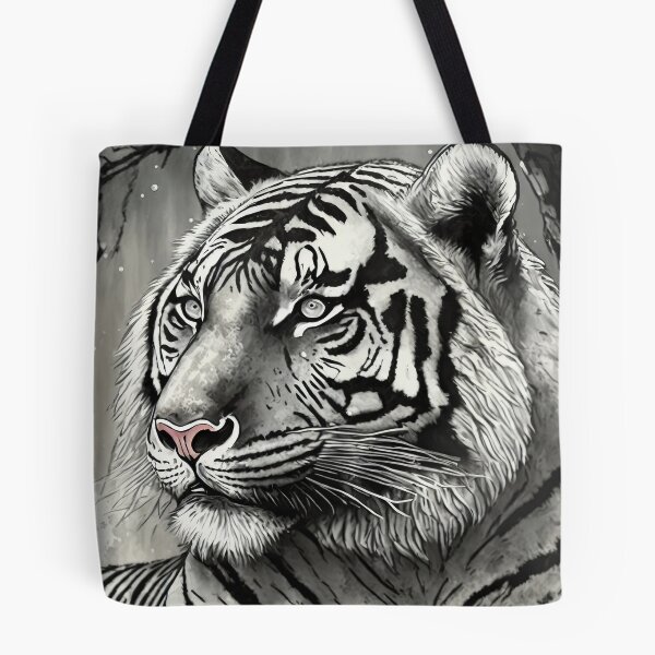 Item preview, White Tiger in the Snowy Twilight  designed and sold by JohnXD247.