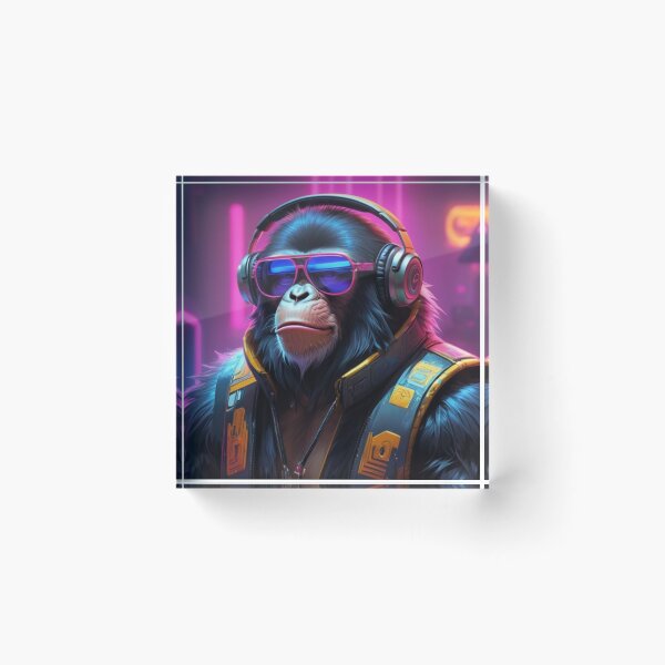 Item preview, Copy of Monkey in neon lights designed and sold by ejkaterina.