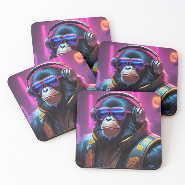 Item preview, Copy of Monkey in neon lights designed and sold by ejkaterina.