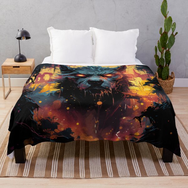 Item preview, Nocturnal Revenge Wolf In The Swamp designed and sold by Spookyashell.