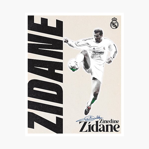 Item preview, ZINEDIN ZIDAN "ZIZU" l REAL MADRID l "Los Galacticos" l POSTER 2024 designed and sold by justzeta777.