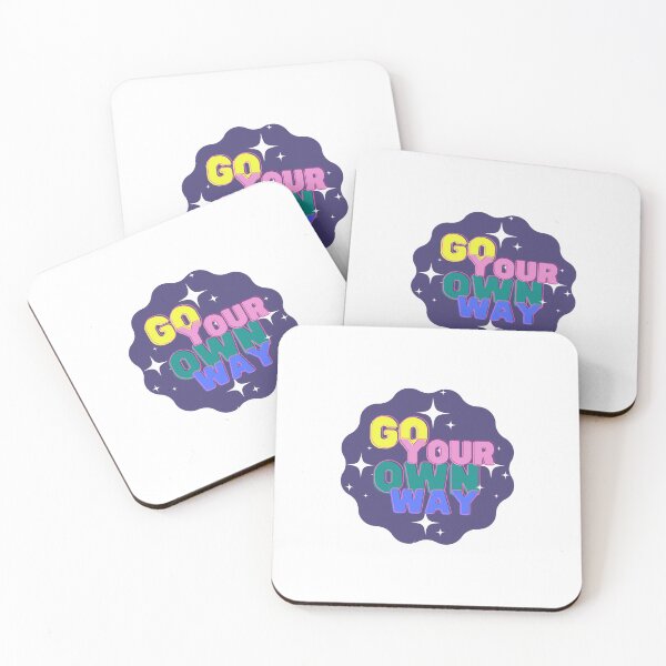 Item preview, Go Your Own Way Round Sticker designed and sold by MyTimeCreative.