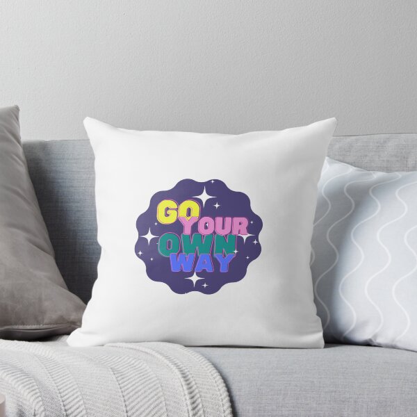 Item preview, Go Your Own Way Round Sticker designed and sold by MyTimeCreative.