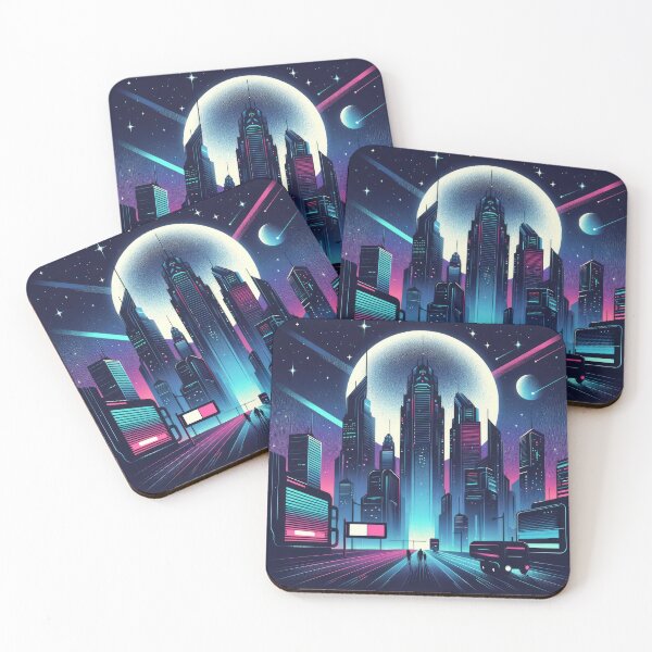 Item preview, City of Neon Dreams designed and sold by SunkenCost.