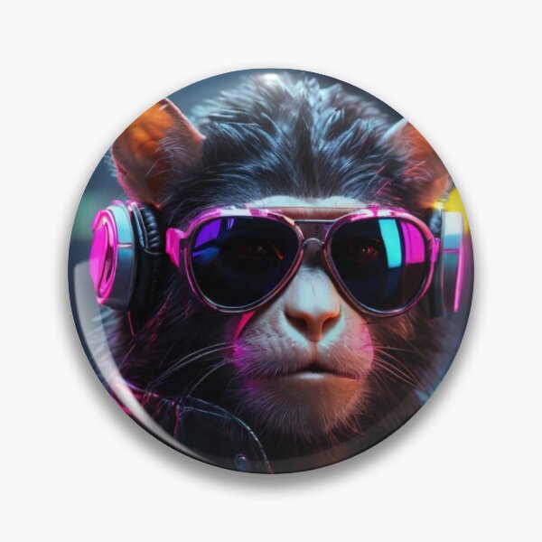 Item preview, Gorilla in neon lights designed and sold by ejkaterina.