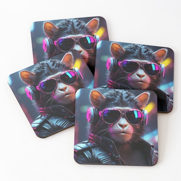 Item preview, Gorilla in neon lights designed and sold by ejkaterina.