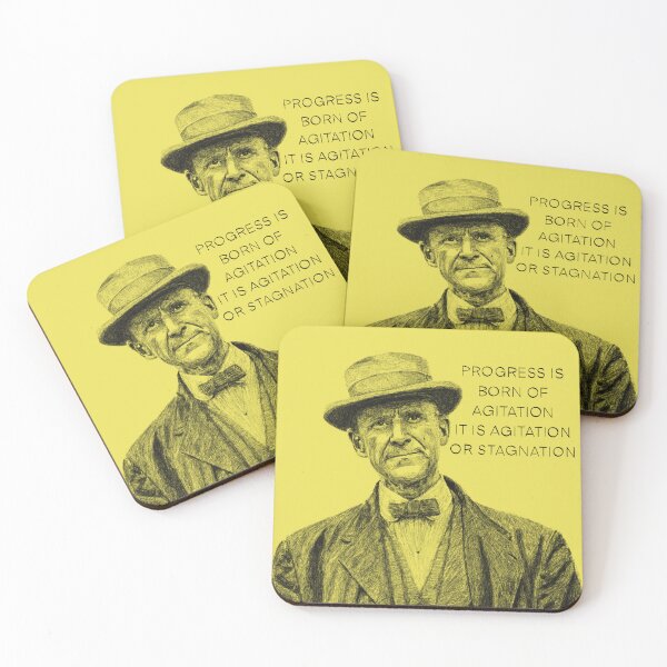 Item preview, Eugene V. Debs - Agitation or Stagnation designed and sold by WorkingClassSketch.