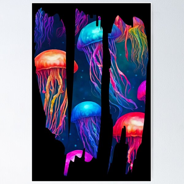 Item preview, Colorful Jellyfish  designed and sold by LittleGnomad.