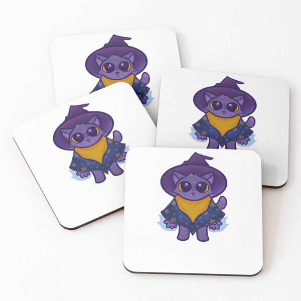 Item preview, Cute cat wizard sticker designed and sold by misterpoet.