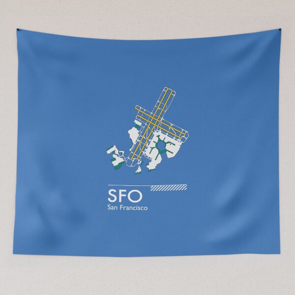 Item preview, San Francisco SFO Airport Diagram designed and sold by cywu25.