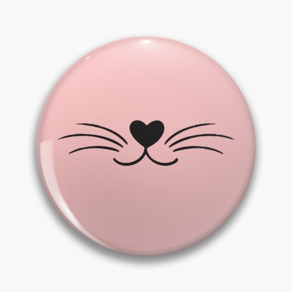 Item preview, Cat Whiskers, Heart, Cute designed and sold by erkabees.