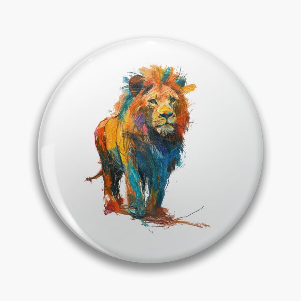 Item preview, Lion with Plumage designed and sold by Midsized King.