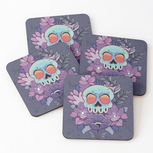 Item preview, Purple candy skull designed and sold by Strix-Designs.