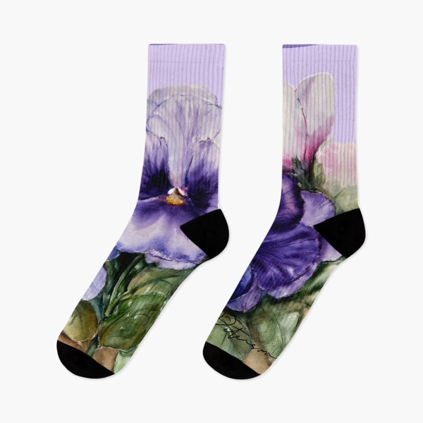 Item preview, Pansy Flower in Purple designed and sold by Teri Peterson.