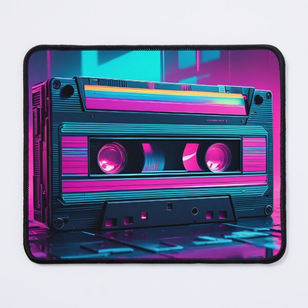 Item preview, Synthwave Retro Cassette designed and sold by SynthstarShop.