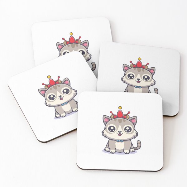 Item preview, Cute Cat as a King or Queen designed and sold by vetshop.