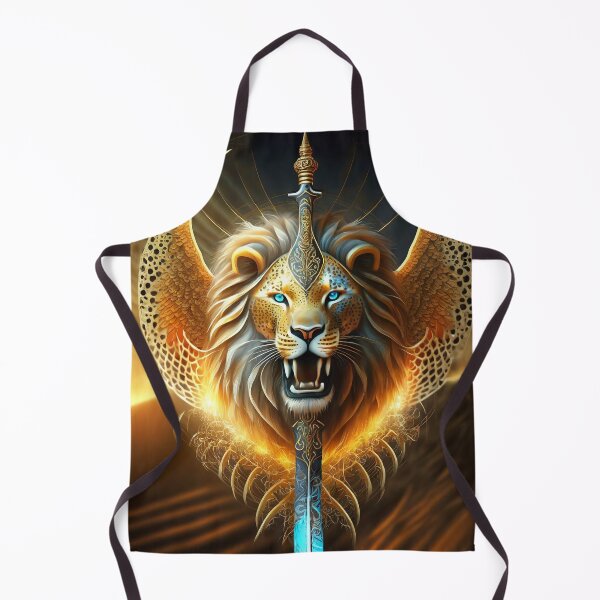 Item preview, Lion Head Shield with Sword designed and sold by JohnXD247.