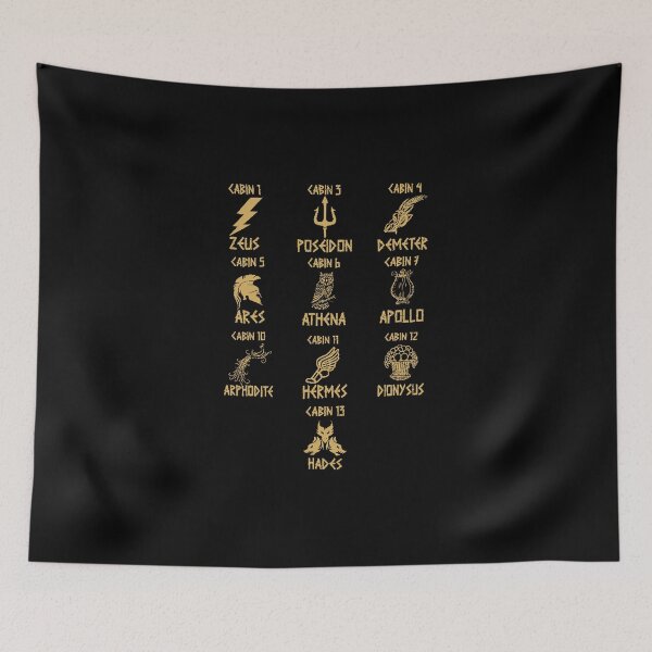 Item preview, Camp Half Blood , Percy Jackson back designed and sold by KillianGrantM.