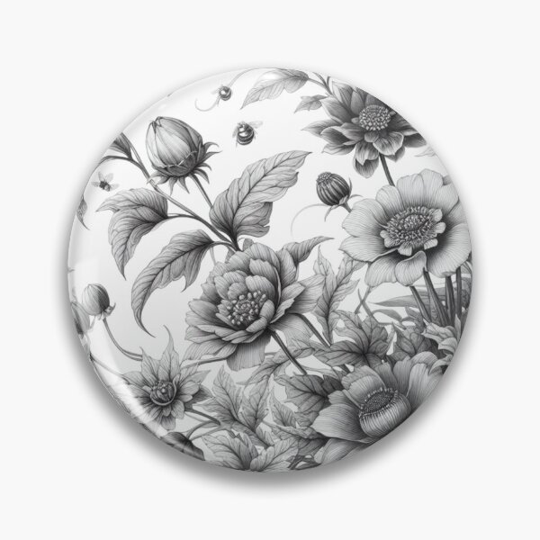 Aperçu de l'œuvre Dessins de fleurs littéraires 03 créée et vendue par I-HERE.