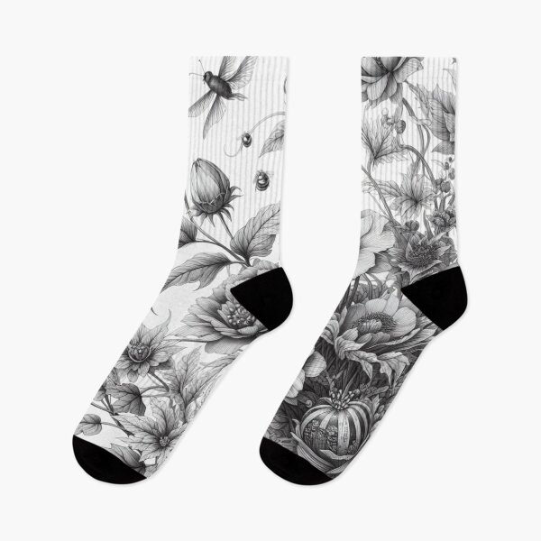 Item preview, Literary flower drawings 03 designed and sold by I-HERE.