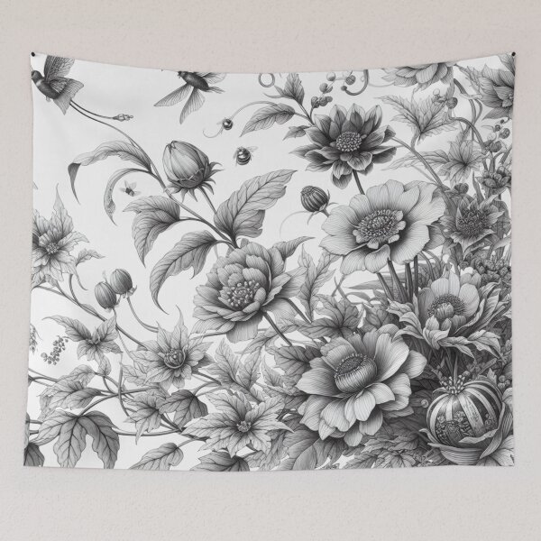 Item preview, Literary flower drawings 03 designed and sold by I-HERE.
