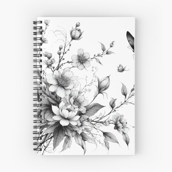 Aperçu de l'œuvre Dessins de fleurs littéraires 05 créée et vendue par I-HERE.