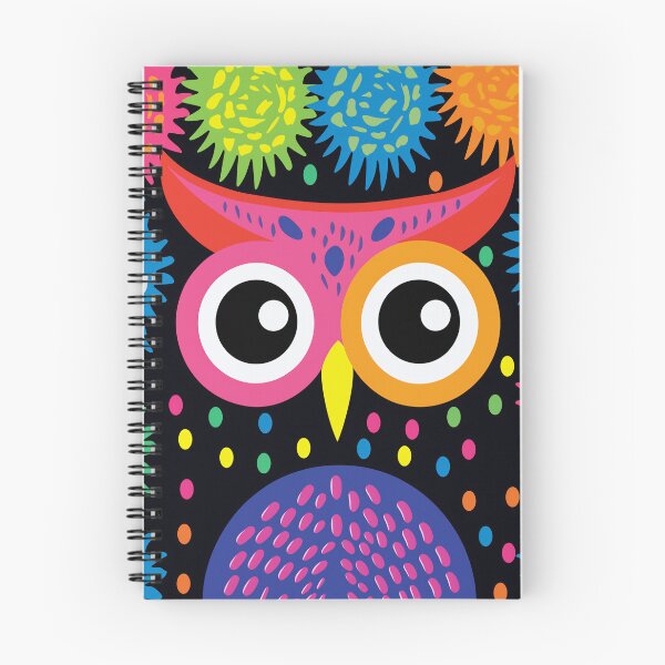 Item preview, Neo Pop Colorful Owl designed and sold by EnchantArtCo.