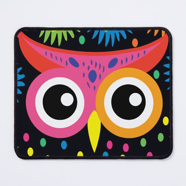 Item preview, Neo Pop Colorful Owl designed and sold by EnchantArtCo.