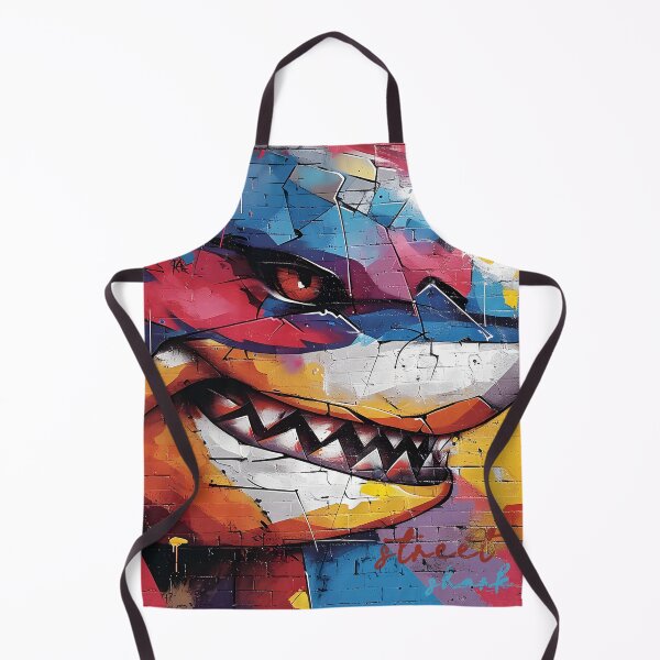 Item preview, Vibrant Graffiti Shark Urban Art designed and sold by inkArtistryfine.
