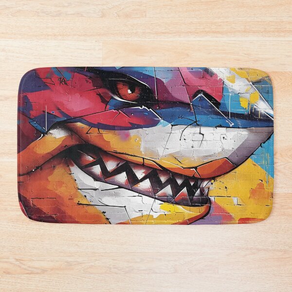 Item preview, Vibrant Graffiti Shark Urban Art designed and sold by inkArtistryfine.
