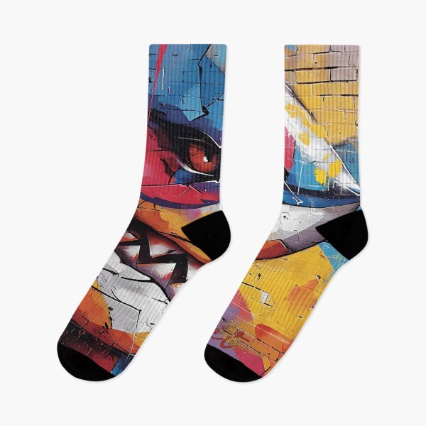 Item preview, Vibrant Graffiti Shark Urban Art designed and sold by inkArtistryfine.