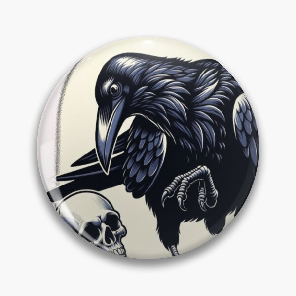 Item preview, Enigmatic Encounter: Raven and Skull Mystique designed and sold by Hudoges.