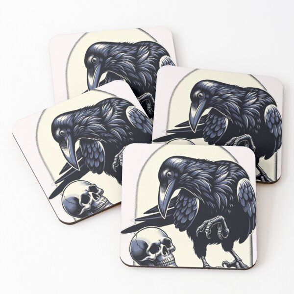 Item preview, Enigmatic Encounter: Raven and Skull Mystique designed and sold by Hudoges.
