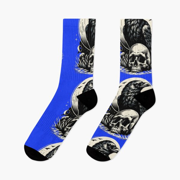 Item preview, Contemplative Raven and Skull: Reflections on Life's  designed and sold by Hudoges.