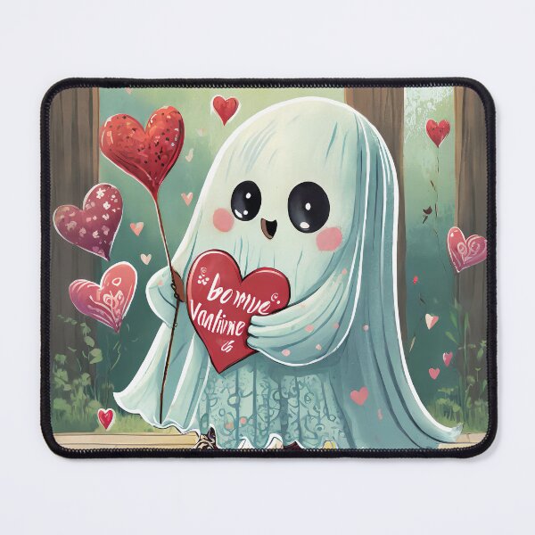 Item preview, Cute Little Ghost for Valentines Day designed and sold by Inkytreasures.