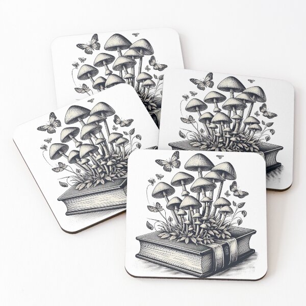 Item preview, Vintage Mushrooms grow from the book designed and sold by Lobory.