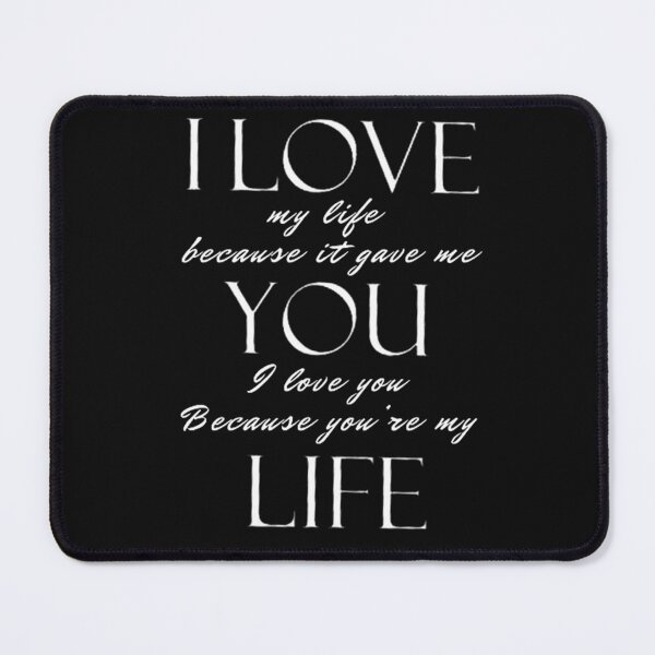 Item preview, I Love My Life Because It Gave Me You designed and sold by Vicky021.