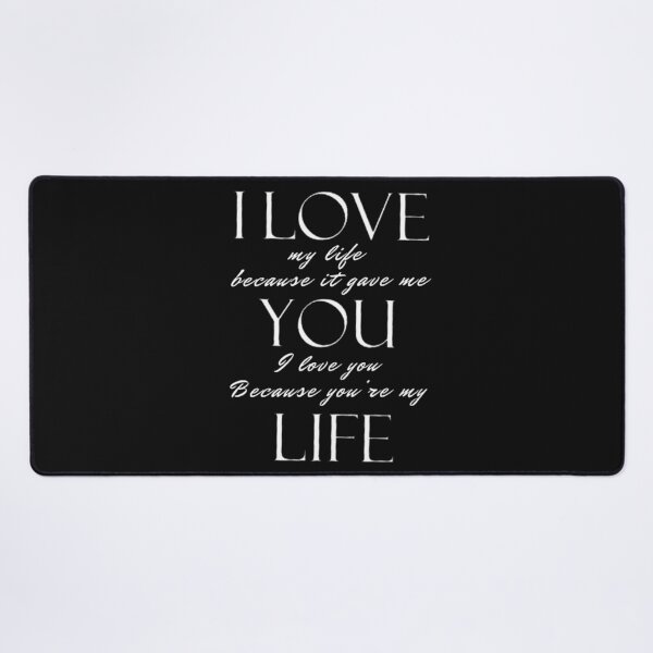 Item preview, I Love My Life Because It Gave Me You designed and sold by Vicky021.