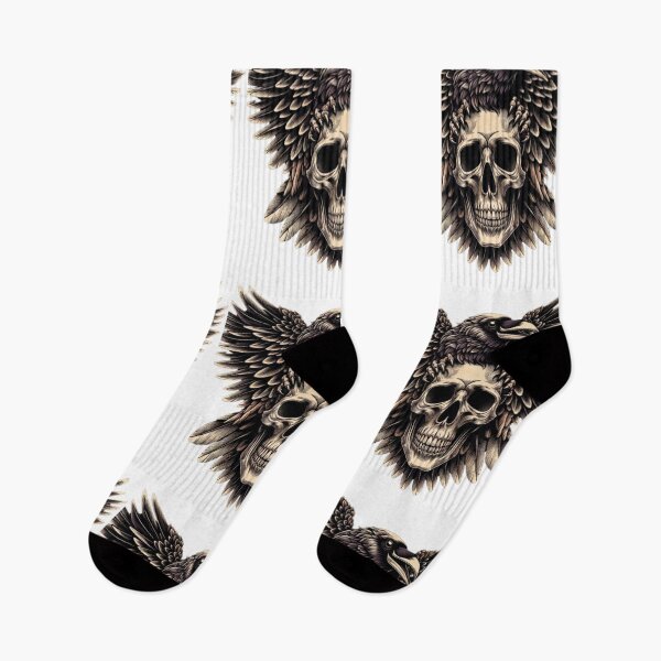 Item preview, Mystical Fusion: Crow-Winged Skull designed and sold by Hudoges.