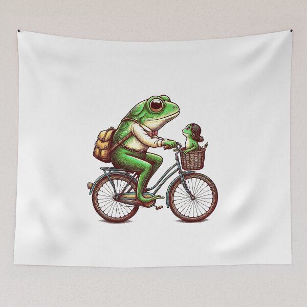 Item preview, Vintage teacher frog designed and sold by Lobory.