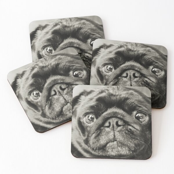 Item preview, High Art Lite - black pug dog designed and sold by SilentlyRob668.