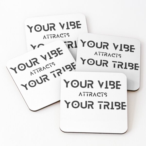 Item preview, Your vibe attracts your tribe Quote designed and sold by Lobory.
