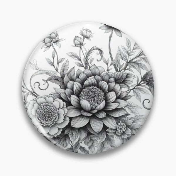Item preview, Literary flower drawings 09 designed and sold by I-HERE.
