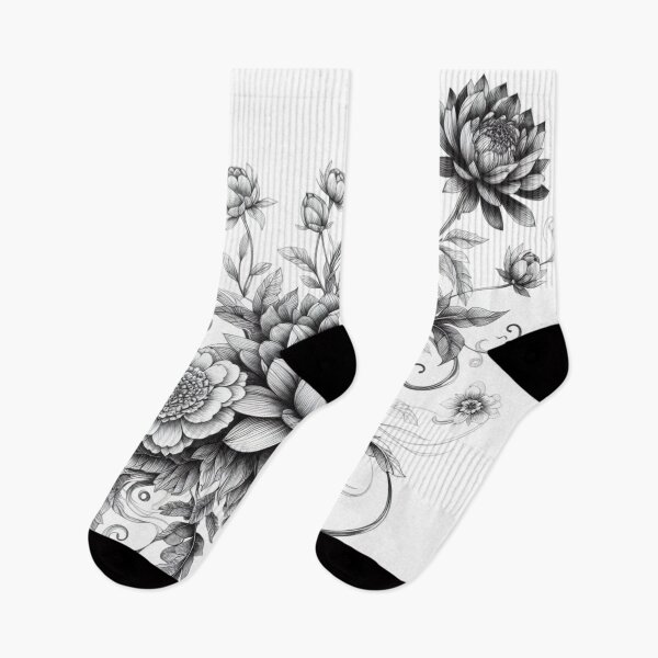 Item preview, Literary flower drawings 09 designed and sold by I-HERE.