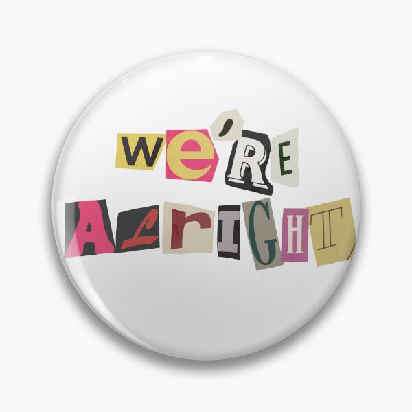 Item preview, We’re alright cutout letters designed and sold by cambrieadams.