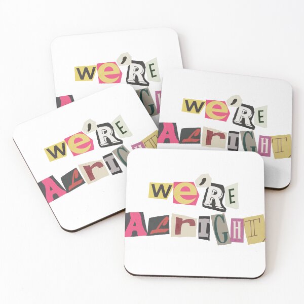 Item preview, We’re alright cutout letters designed and sold by cambrieadams.