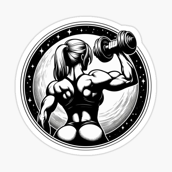 Item preview, Bodybuilder Woman designed and sold by Gacram.