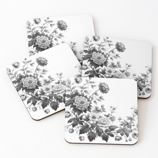 Item preview, Literary flower drawings 10 designed and sold by I-HERE.